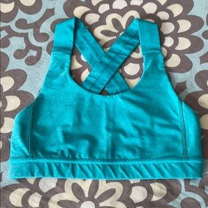 Lululemon teal sports bra